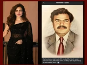 اداکارہ حمیرا مصورہ بھی تھیں؛ والد کی بنائی گئی تصویر وائرل 