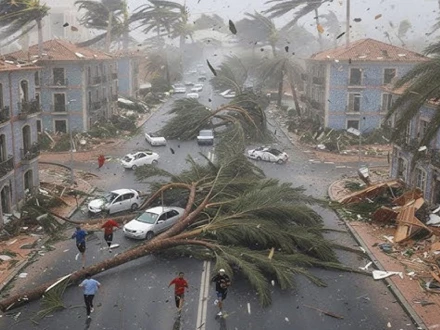 پرتگال میں کرسٹن نامی طوفان قہر بن کر ٹوٹ پڑا، 5 افراد ہلاک، لاکھوں افراد بجلی سے محروم