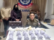 منشیات سپلائی کرنے والے میاں بیوی گرفتار، کروڑوں مالیت کی چرس برآمد