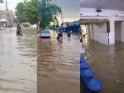 حیدرآباد میں بارش نے حکومتی کارکردگی کا پول کھول دیا، کئی علاقے ڈوب گئے