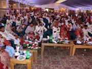 راولپنڈی میں پنجاب حکومت کے پروگرام کے تحت 97 جوڑوں کی اجتماعی شادی کی تقریب