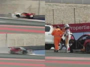 اٹلی میں بھارتی سپر اسٹار کی ریسنگ کار کو خوفناک حادثہ؛ بال بال بچ گئے  