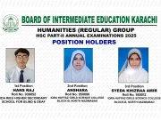 کراچی انٹربورڈ : آرٹس ریگولر گروپ کے نتائج کا اعلان