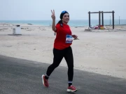 میراتھن میں سیکڑوں خواتین نے حصہ لیا تھا