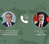 مشرق وسطیٰ کشیدگی؛ وزیر خارجہ کا ترک ہم منصب سے ٹیلیفونک رابطہ