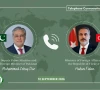 پاکستان اور ترکیہ کا مسئلہ فلسطین پر مشترکہ مؤقف برقرار رکھنے پر اتفاق