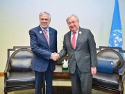 اسحاق ڈار کی یو این سیکرٹری جنرل سے ملاقات، سرحد پار دہشتگردی اور دیگر امور پر گفتگو