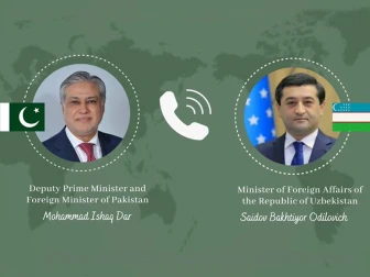 اسحاق ڈار سے ازبک وزیرخارجہ کی ٹیلیفونک گفتگو، پاکستان کی امن کوششوں کی تعریف