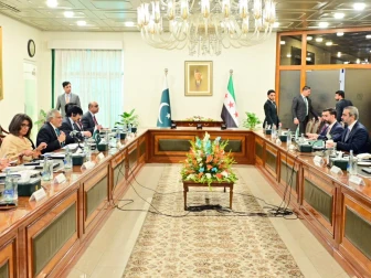 شامی وزیر خارجہ کی نائب وزیراعظم سے ملاقات، مکہ دفاعی معاہدے کا خیر مقدم