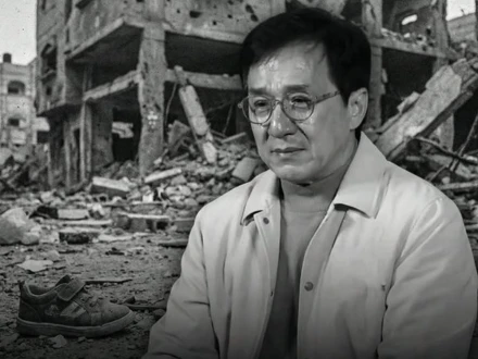 جیکی چین غزہ کے معصوم بچوں کی حالت زار پر رو پڑے