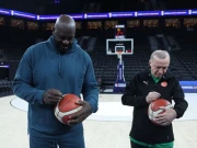 ترک صدر کا ورلڈ کلاس کھلاڑی سے واسکٹ بال میچ