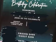 دوست کی سالگرہ کی تقریب اور انٹری فیس ایک لاکھ روپے سے زائد