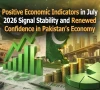 جولائی 2026 کے مثبت معاشی اشاریے؛ ملکی معیشت میں استحکام اور اعتماد کی واضح بحالی