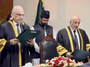 جسٹس حسن اظہر رضوی نے قائم مقام چیف جسٹس وفاقی آئینی عدالت کا حلف اٹھا لیا