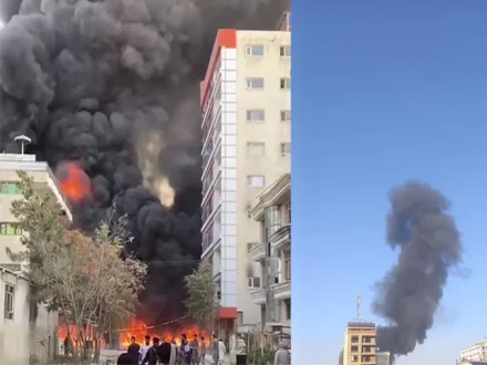 دھماکے کیساتھ ہی متعدد آئل ٹینکرز میں خوفناک آگ بھڑک اُٹھی تھی
