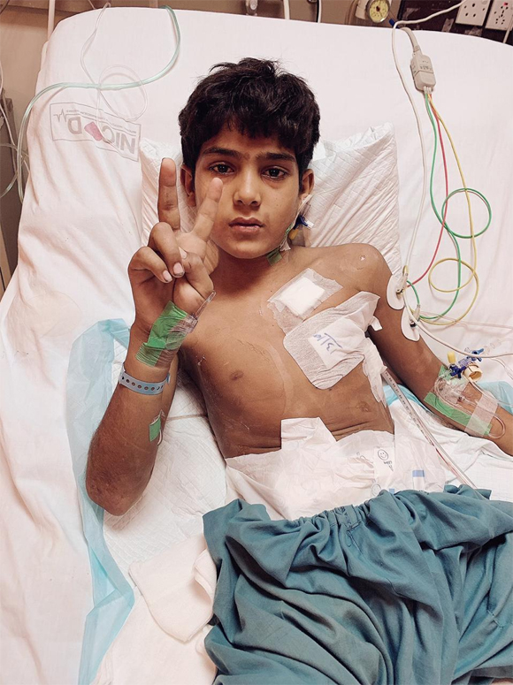 Karachi chiled screw Driver heart injurd 3