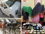 کراچی؛ ٹارگٹڈ آپریشن میں اسٹریٹ کرائمز کے 4 ملزمان گرفتار، لوٹ مار کا سامان برآمد