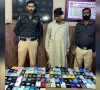 کراچی: موبائل فون چھیننے والے منظم گروہ کا اہم کارندہ گرفتار، 120 موبائل فونز برآمد