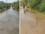 جامعہ کراچی میں پانی کی 36 انچ کی لائن لیک، قبرستان تالاب بن گیا