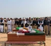 کرک میں خوارج کی فائرنگ سے شہید پولیس اہلکاروں کی نماز جنازہ ادا