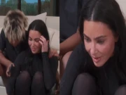 امتحان میں فیل ہونے پر کم کارڈیشین رو پڑیں، ویڈیو وائرل