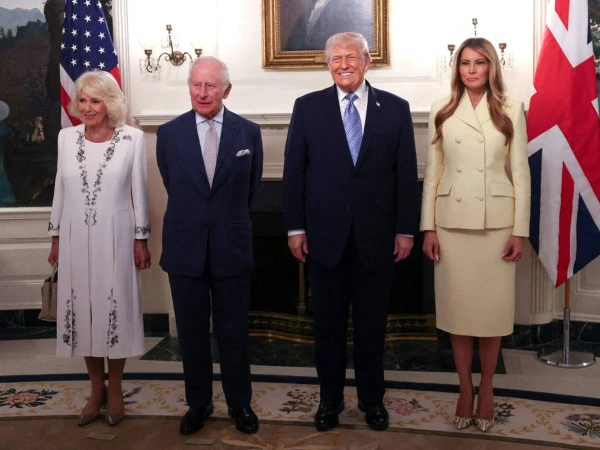 کنگ چارلس سوم، ملکہ کمیلا کے ہمراہ تاریخی دورے پر امریکا پہنچ گئے