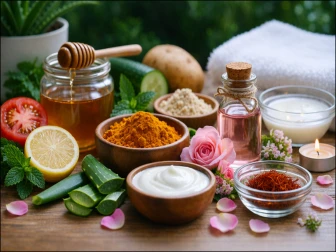 کچن کے اجزا سے چمکتی جلد، لیکن کیا یہ محفوظ طریقہ ہے؟