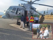 کرم میں پھنسے شہریوں کیلیے خیبرپختونخوا حکومت نے ہیلی کاپٹر سروس شروع کردی