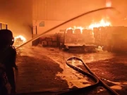 لاہور؛ علامہ اقبال انٹرنیشنل  ائیرپورٹ کے کارگو ایریا میں خوفناک آتش زدگی