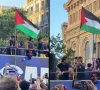 لامین یمال نے بارسلونا کی فتح کے جشنِ میں فلسطینی پرچم لہرا دیا