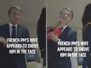 غیر ملکی دورے کے دوران فرانسیسی صدر میکرون کو اہلیہ نے تھپڑ مار دیا ؟ ویڈیو وائرل