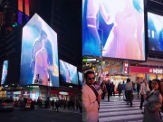 نیویارک کے ٹائمز اسکوائر پر پاکستانی فلم ’لوو گرو‘ کے ٹریلر کی نمائش