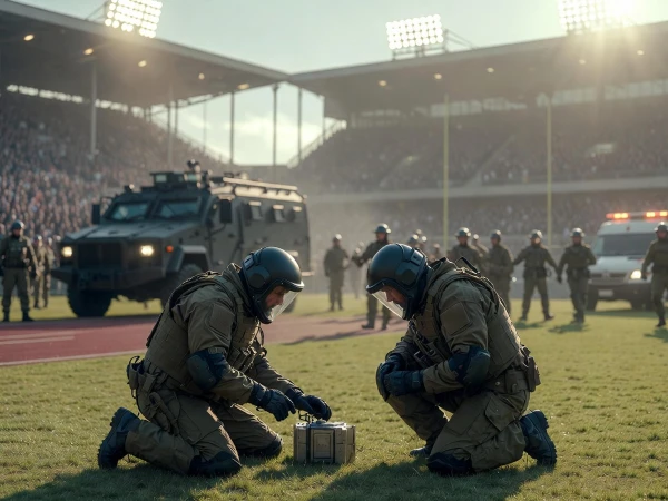 برطانیہ میں گراؤنڈ کے قریب بم کی اطلاع ملنے پر میچ تاخیر کا شکار