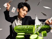 تاش کے پتے پھینک کر کھیروں کے ٹکڑے کرنے کا حیرت انگیز کارنامہ