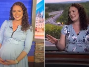 لائیو شو کے دوران اینکر خاتون لیبر میں چلی گئیں مگر نشریات جاری رکھیں