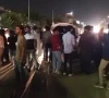 کراچی، میر رضا کے حق میں احتجاج کے دوران دو گروپ آپس میں لڑ پڑے