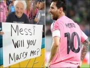 98 سالہ خاتون کی لیونل میسی کو شادی کی پیشکش؛ فٹبالر کا ری ایکشن وائرل