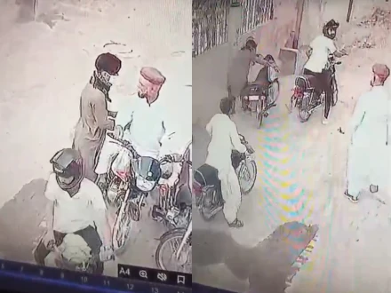کراچی، ماہ صیام میں بھی لٹیرے بے لگام، شہری سے ڈکیتی کی واردات کی سی سی ٹی وی فوٹیج منظرعام پر آگئی