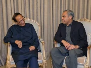 وزیر داخلہ کی چودھری شجاعت حسین سے ملاقات، بہنوئی کے انتقال پر اظہار افسوس