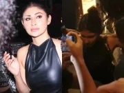 مونی رائے نیو ائیر پارٹی کے بعد لڑکھڑا کر گِر گئیں، اداکارہ نشے کی حالت میں تھیں؟