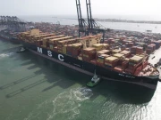 پاکستان کی گہرے پانی کی بندرگاہ پر ملکی تاریخ کا سب سے بڑا کنٹینر بردار بحری جہاز لنگر انداز ہوگیا