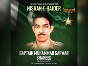 کیپٹن محمد سرور شہید نشان حیدر کا 78 واں یوم شہادت آج منایا جا رہا ہے