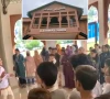 مظفرآباد کے طلبہ کا نو تعمیر شدہ’کشمیری بیٹھک‘ کا خصوصی دورہ
