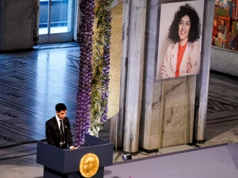 نرگس محمدی کو 2023 میں امن کا نوبیل انعام ملا تھا—فوٹو: رائٹرز