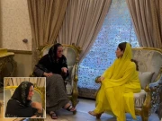 شوہر کے مبینہ تشدد کا شکار اداکارہ نرگس سے حنا پرویز بٹ کی ملاقات، انصاف فراہمی کی یقین دہانی