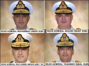 پاک بحریہ کے 4 کموڈورز کو ریئر ایڈمرل کے عہدے پر ترقی دے دی گئی