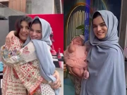 کرن اشفاق کے ہاں ننھی پری کی آمد، دعوت میں علیزہ سلطان بھی شریک