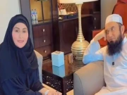 نرگس کی مکہ مکرمہ میں مولانا طارق جمیل سے ملاقات؛ دعا کریں بار بار اللہ کے گھر آؤں