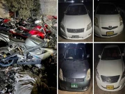 کسٹمز کی کارروائیوں میں 44کروڑ سے زائد کی نان کسٹم پیڈ گاڑیاں برآمد