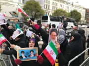 لندن میں ایرانی سفارت خانے کے باہر ہنگامہ، متعدد مظاہرین گرفتار